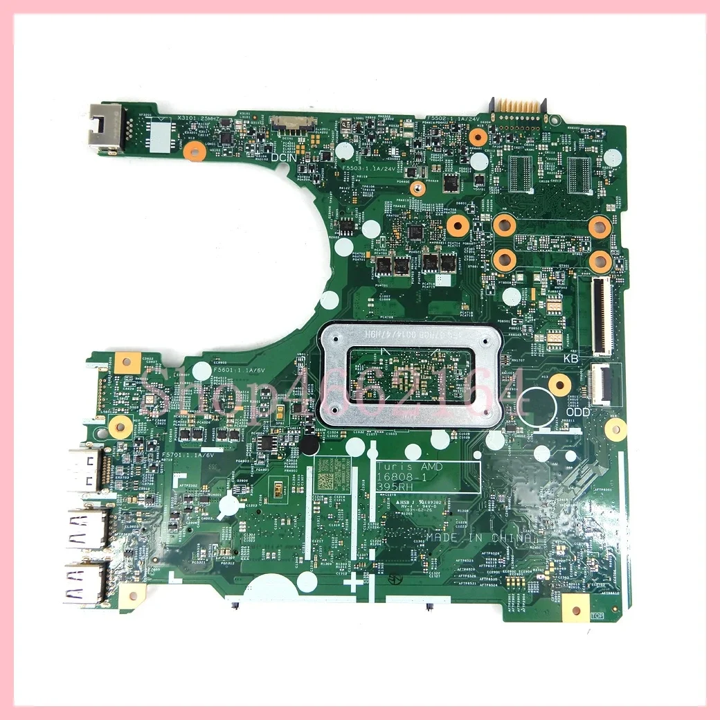 16808-1 With A9-9425 CPU Notebook Mainboard For DELL Inspiron 14 3465 15 3565 Laptop Motherboard CN-05V1M4 100% Tested OK