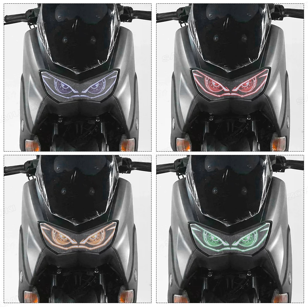 Pasuje do NMAX 155 nmax155 2020 2021 akcesoria motocyklowe przednia owiewka osłona reflektora naklejka naklejka ochronna na światło głowy
