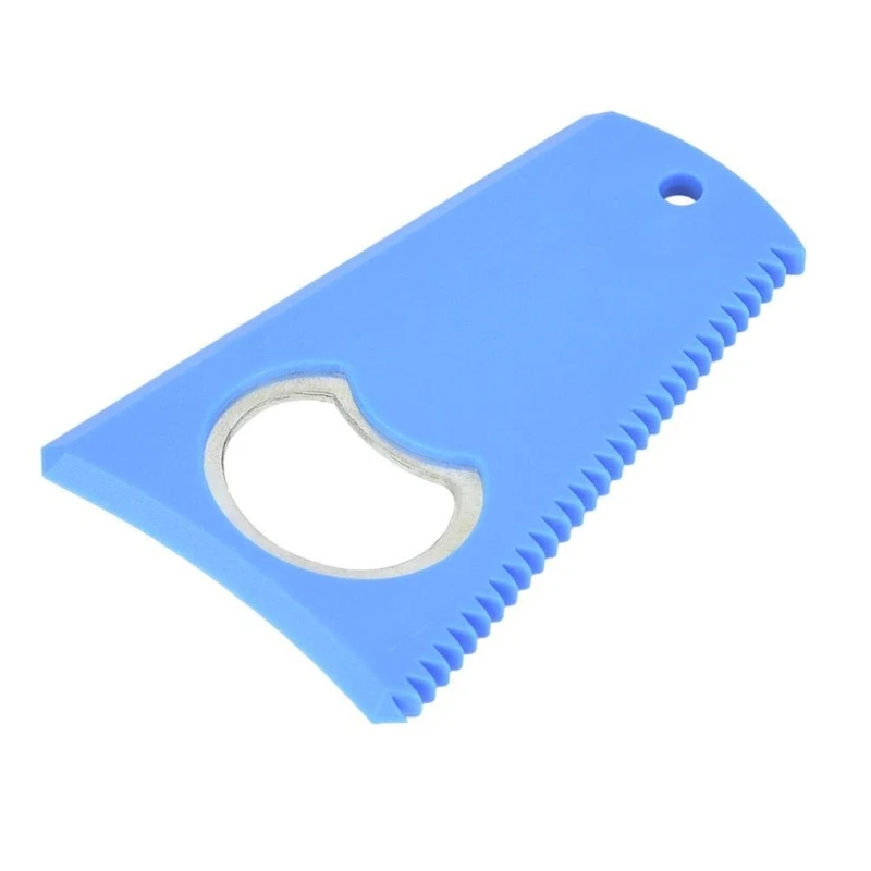 Longboards Wax Remover with Keychains Hole Wax Cleaning Tool Multifunctional Surfboard Wax Comb Surfboard Cleaning Tool