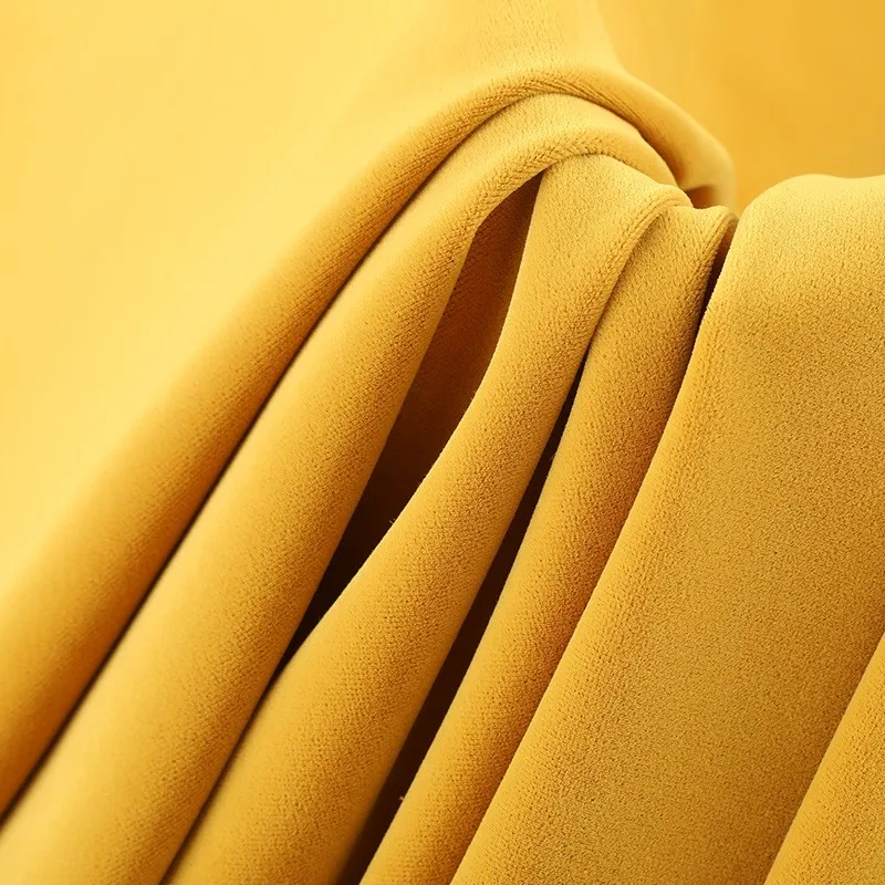 

High-elastic fleece 200G polyester warp knitted fabric elastic spring and summer for toys home wear