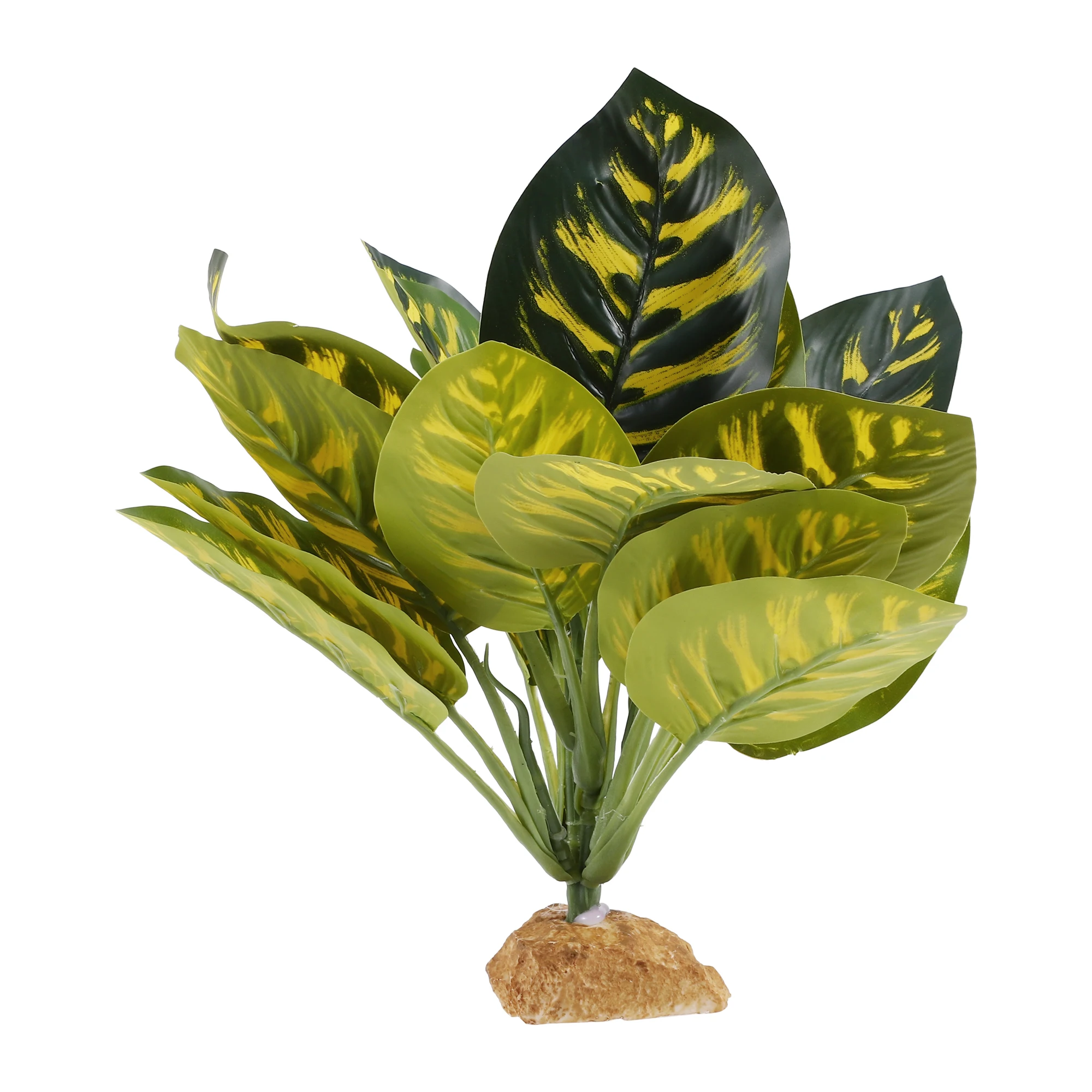 UXCELL Reptile Plants Terrarium Decoration Reptile Artificial Plant for Amphibians Lizard Habitat Decor Plastic Resin Plants