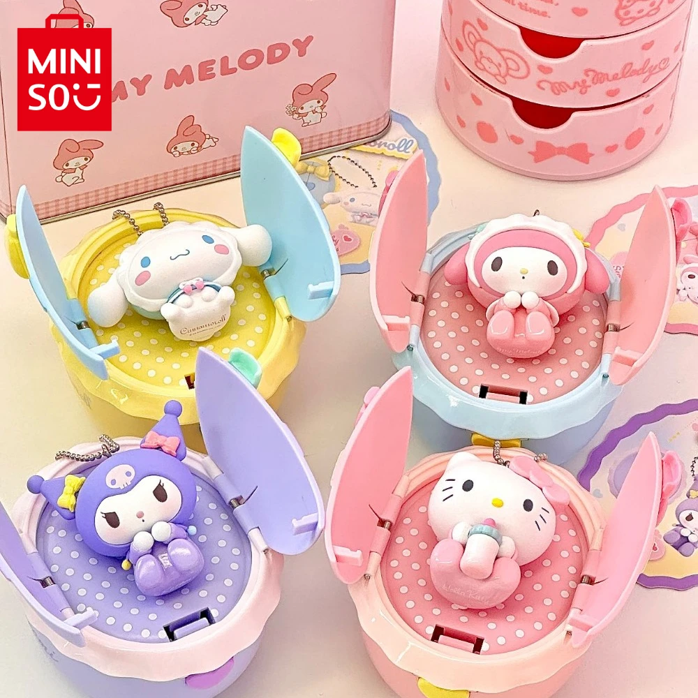 

Genuine MINISO Sanrio Hello Kitty Baby Series Pendant Blind Box My Melody Cute Decorative Ornament Collection Hobby Toy Gift