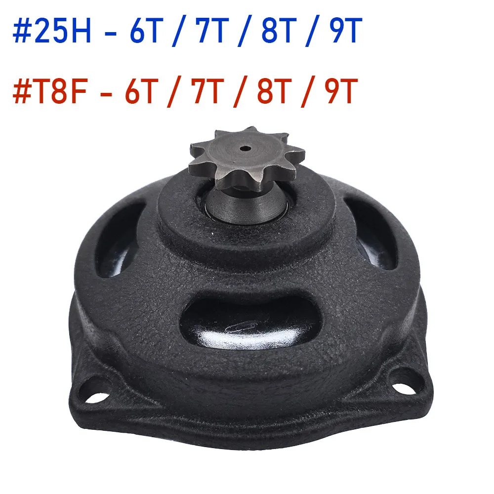 47CC 49CC Engine Gearbox #25H #T8F Chain 44-6 Gear Box 40-6 Clutch Bell/Drum For Pocket Bike Mini ATV Quad Scooter Tools