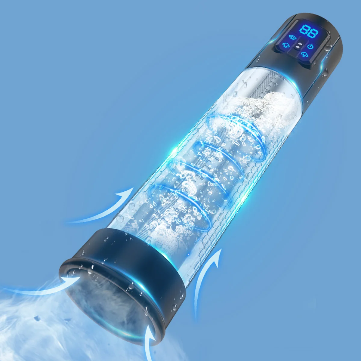 Electric Penis Pump IPX7 waterproof Adult Sex Toys Dick Enlarger for Men Erection Penis Extender Vacuum Pump Male Masturbator
