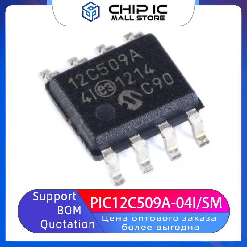 

PIC12C509A-04I/SM SOIC-8 Patch Microcontroller / 8-bit Chip 100% New Original Stock