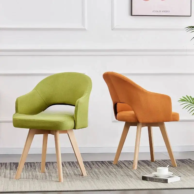 كرسي مريح لتناول الطعام عالي الجودة كرسي مدير يشكلون كرسي مسند ظهر فريد من نوعه أناقة Salle أثاث منزلي بسيط للأزياء الراقية