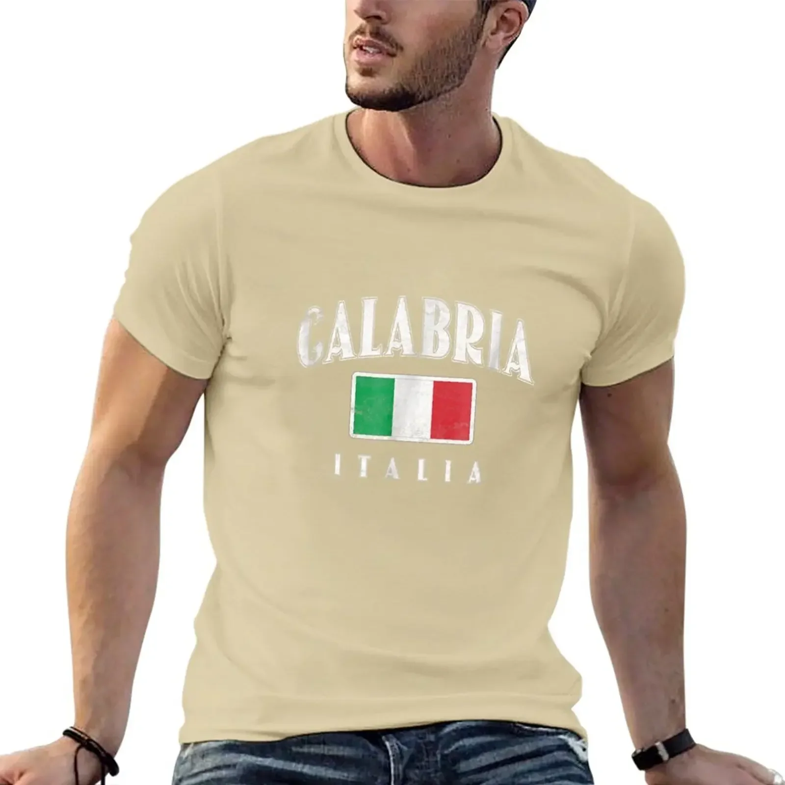 Cheavyweight streetwear Calabria Italy Italian Souvenir Italia Calabrese oversized kawaii clothes oversized t shirts for men