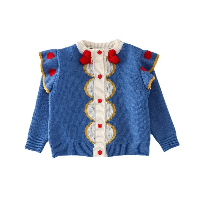 Snow White Pullovers for Kids Winter Clothes Cartoon Cute Sweater Knitwears Long Sleeve Top Christmas Cosplay Costume