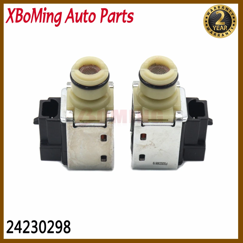 

2pcs/lot 24230298 Car Transmission Shift Solenoid 4L60E 4L65E 1-2 2-3 A & B For Buick Chevrolet Cadillac 10478120 10478131