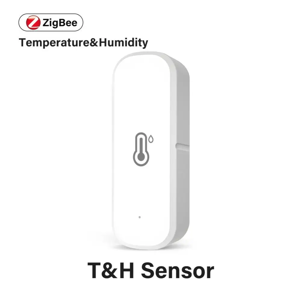 Zigbee inteligente temperatura umidade sensor interior higrômetro tuya app remoto monitoramento em tempo real funciona com alexa google dropship