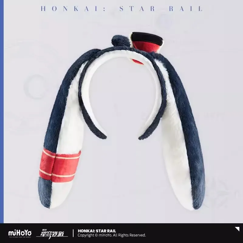 

[Подлинная] игра Honkai Star Rail-Pom косплей мультфильм плюшевый головной убор куклы повязка для волос аниме аксессуары головные уборы 100% полиэстер