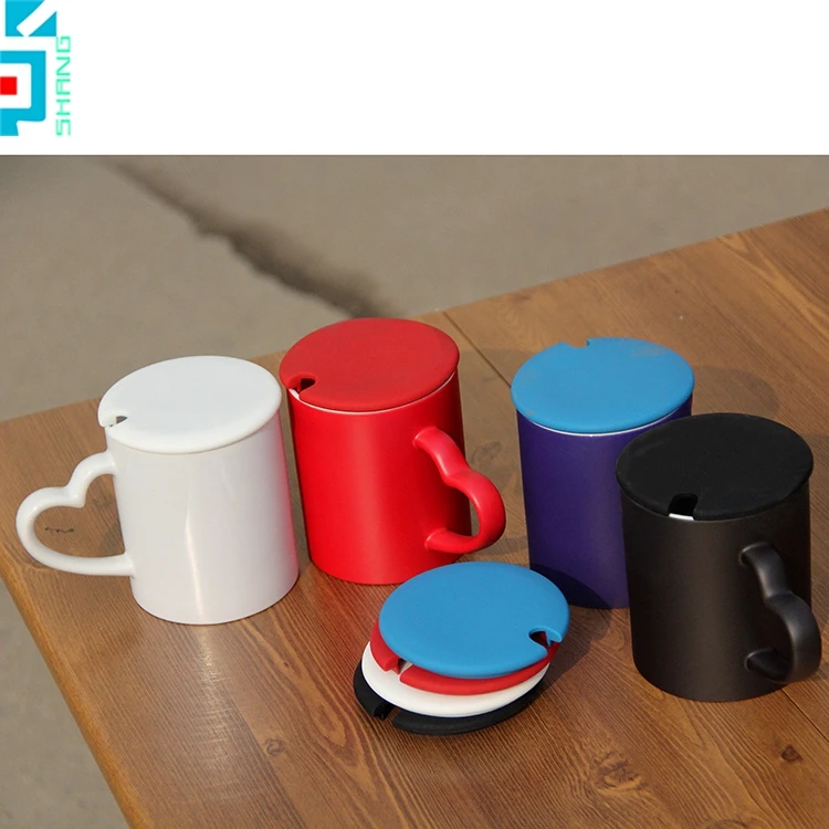 Free Shipping 10pcs/lot Cup Lid Mug Cover Silicone Diameter 8.8cm for Sublimation Mugs 11oz