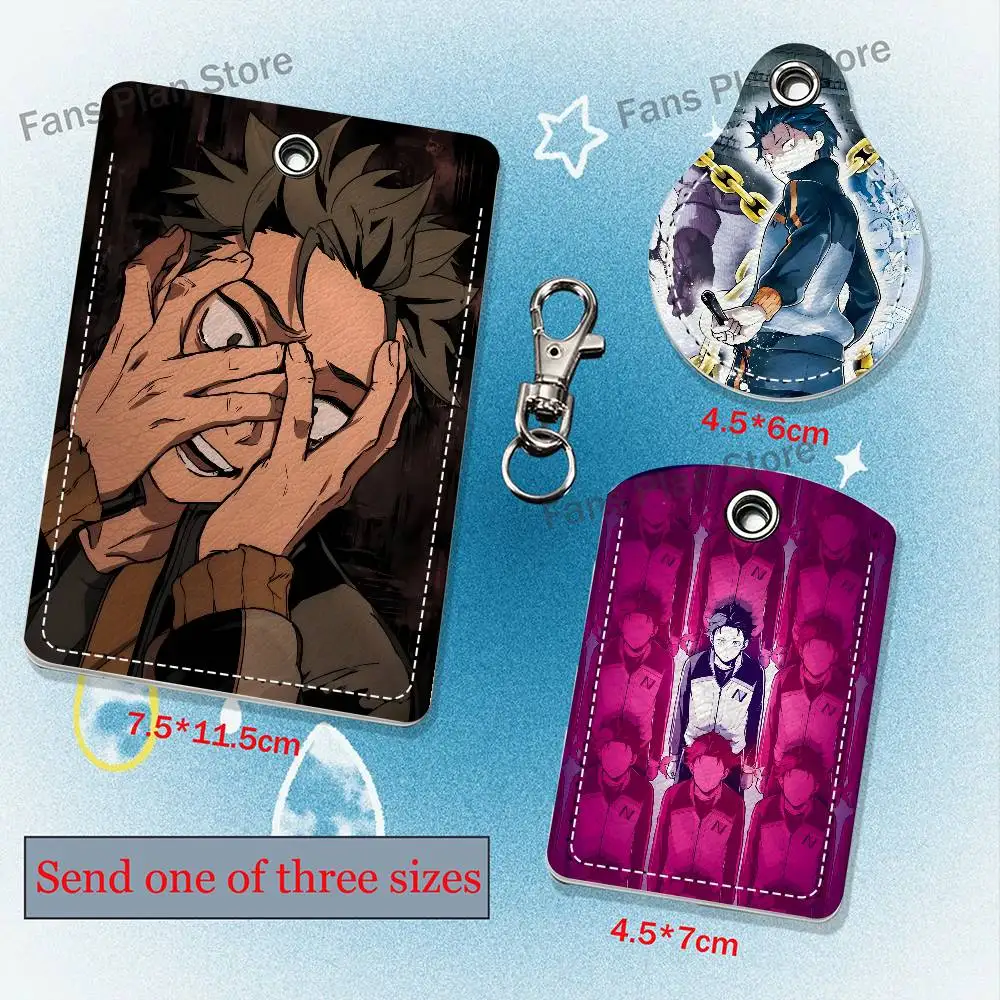 R-Re Z-Zero Natsuki Subaru Cartoon Singer Game Anime Leather Card Holder Can Store Access Control ID Card Subway Air Tag Case