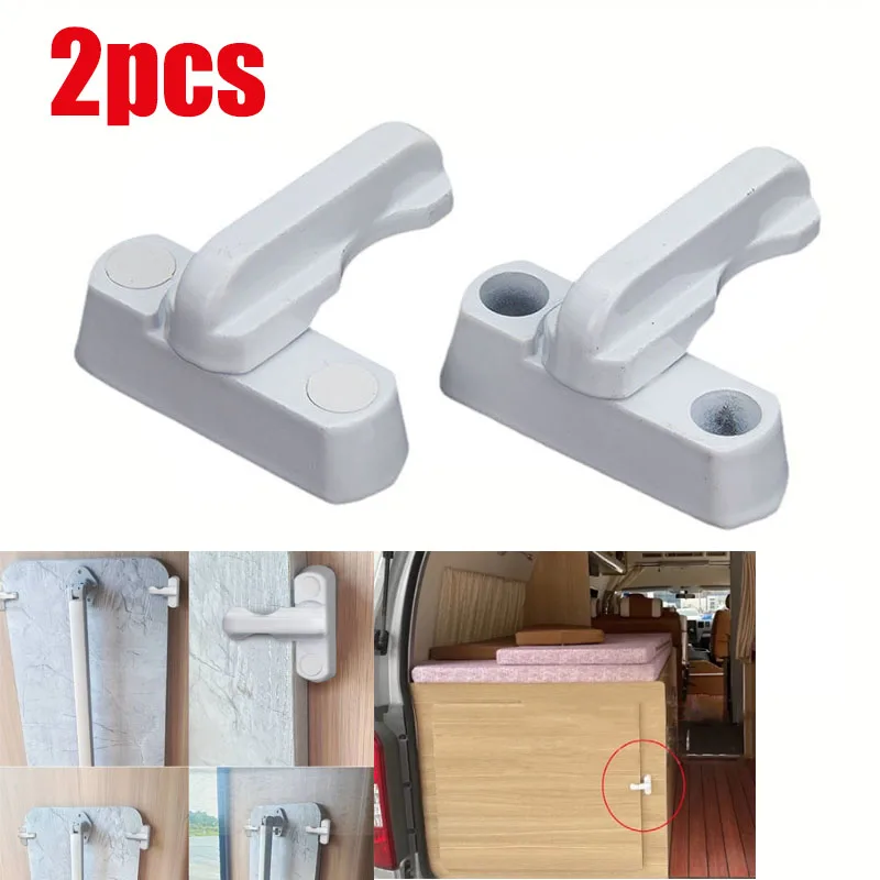 Folding Outdoor Table Board Hook For Caravan Table Clamp Durable ABS Table Card Buckle T-Shaped Locking Clip Camper Accessories
