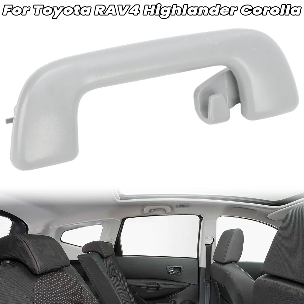 1 قطعة مقبض السقف الداخلي للسيارة تويوتا كورولا يارس فيوس EZ RAV4 أوريس بريوس سلامة سقف مسند الذراع درابزين مقبض سحب رمادي