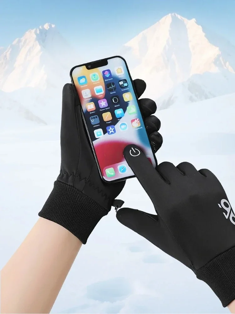 AliExpress NONE Kids Winter Gloves Boys Girls Touchscreen Anti-Slip Soft Warm Gloves Cycling Running Sports Outdoor Thermal Fleece