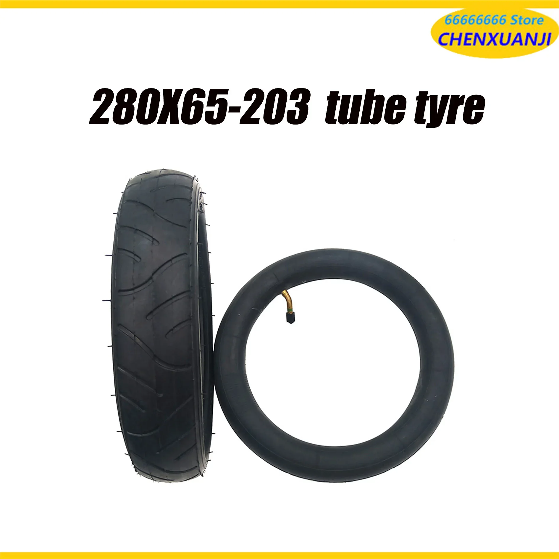 Baby stroller accessories with inner and outer tires, 280x65-23 thick tires, children's three wheeled stroller tires