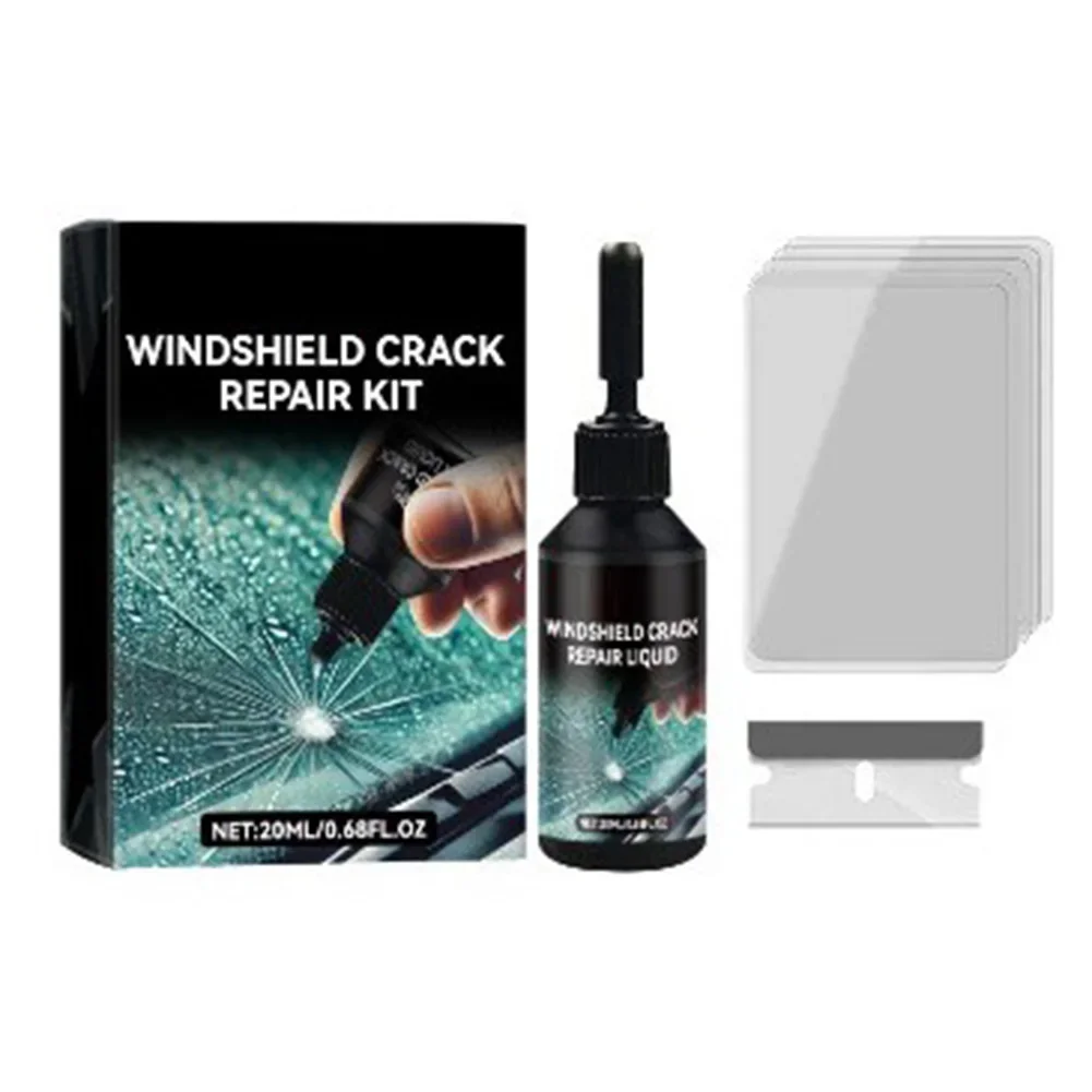 Car Repair Windscreen e Crack Repair Kit, Ferramenta DIY, Peças e Acessórios, 20ml, 1 PC