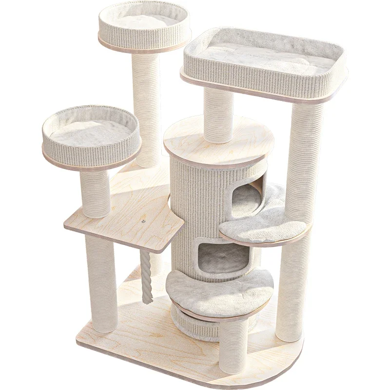 Eco-Friendly Cat Tree Tower Large High Quality Cat Tree with Sisal Scratcher Post Cat Toy