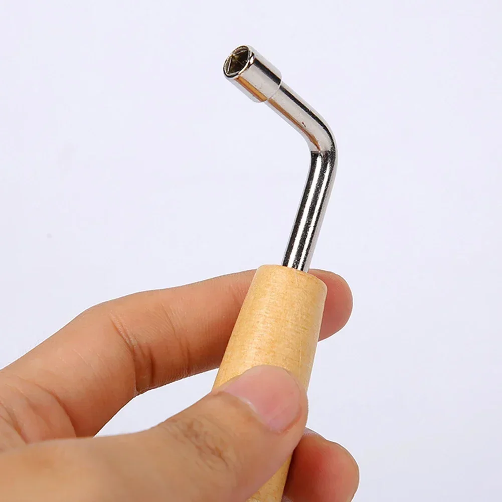 

Lyre Harp тюнер с регулируемой рукояткой, Классический Lyre тюнер, регулируемый инструмент с деревянной ручкой, угловой ключ