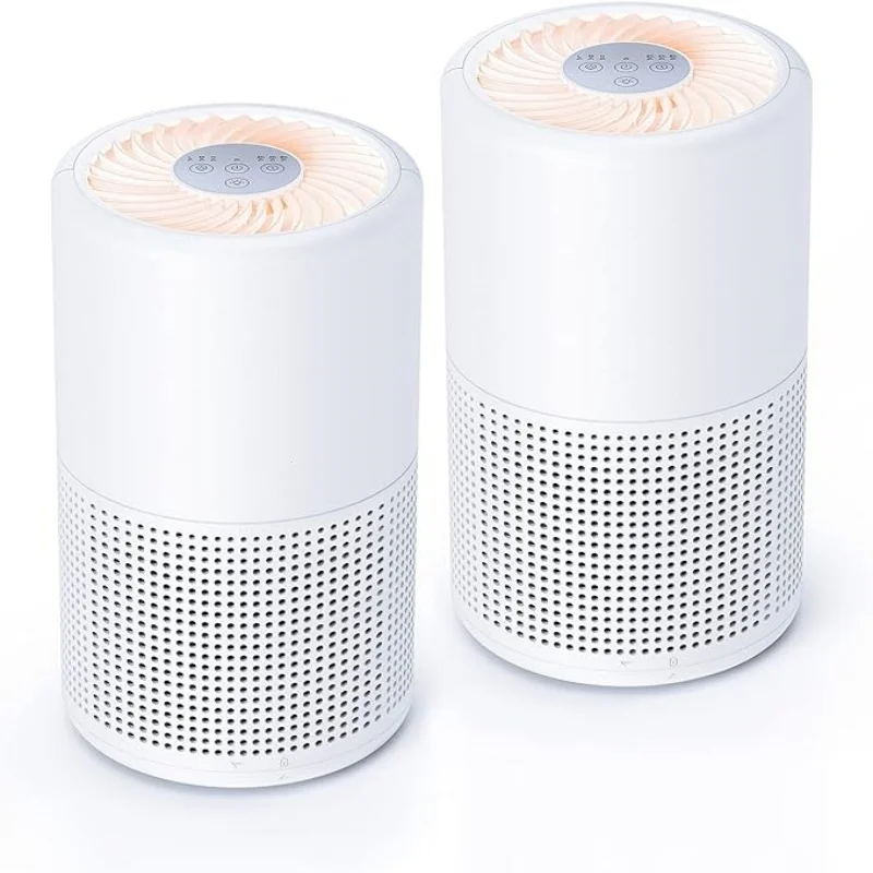 Air Purifier For Bedroom Air Filter Quiet Air Purifier With Nightlight HEPA Air Filter Portable Small Air Purifier For Home