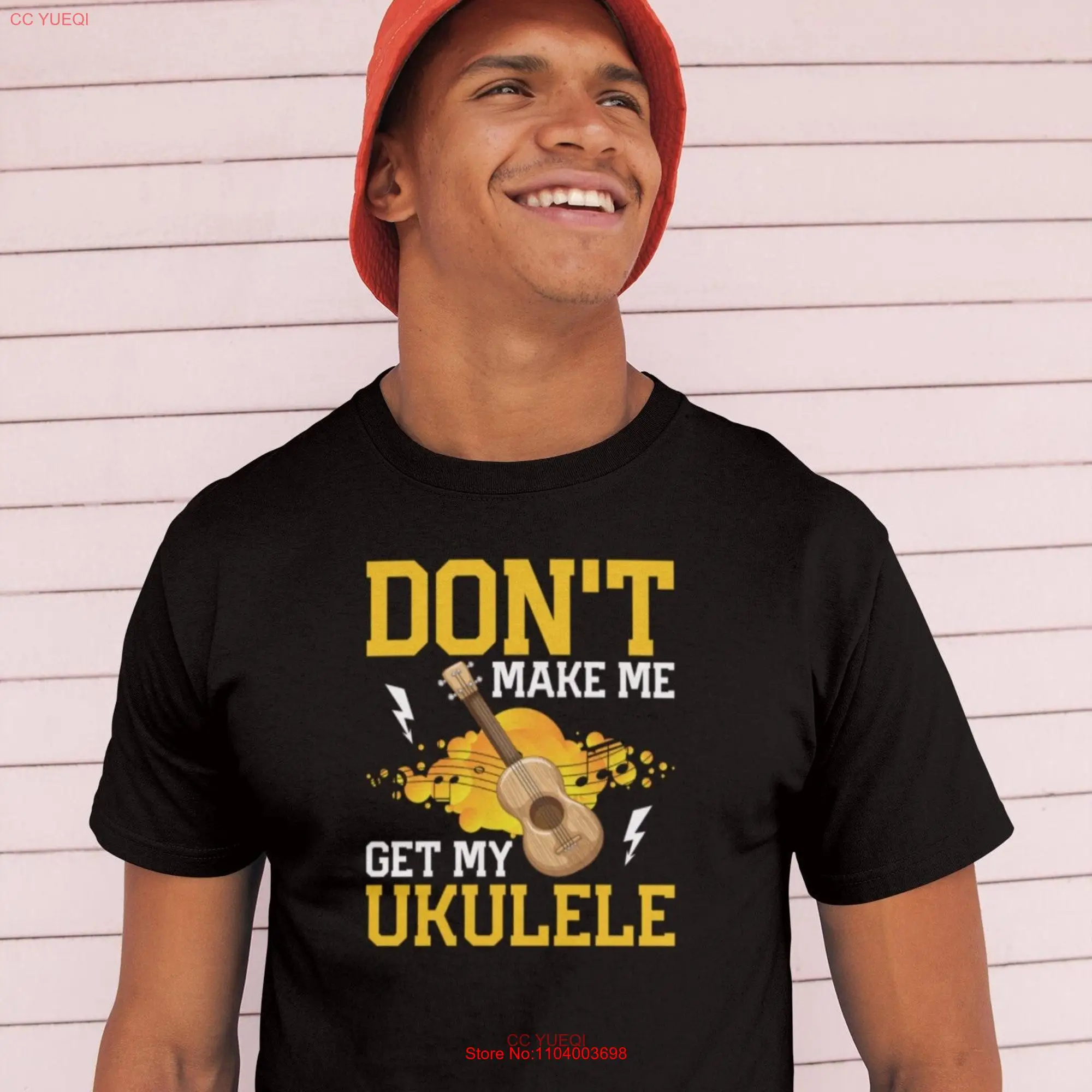 Don't Make Me Get My Ukulele T Shirt For Beginners Lover Player InstrumenT long or short sleeves