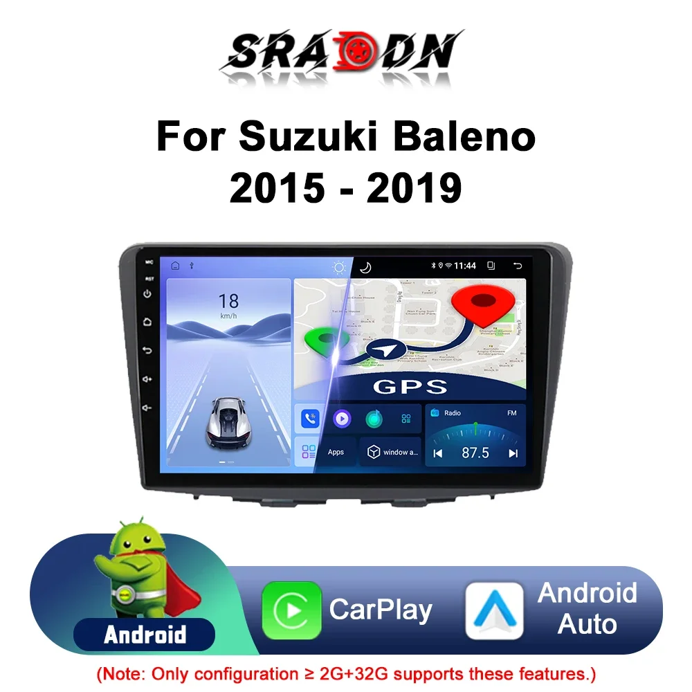 Per Suzuki Baleno 2015 2016 2017 2018 2019 2020 2021 Autoradio Android Lettore multimediale automobilistico Navigazione GPS Carplay Touch Screen