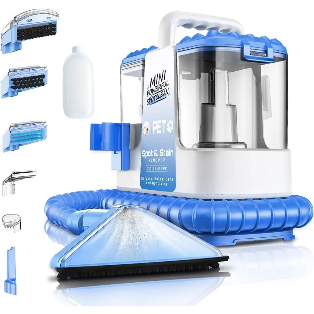 

Машина для чистки ковров, мощное всасывание 20 кПа с 5 инструментами для чистки, чистящее средство, средство для автомобилей/автоматизаторов, легкий компактный