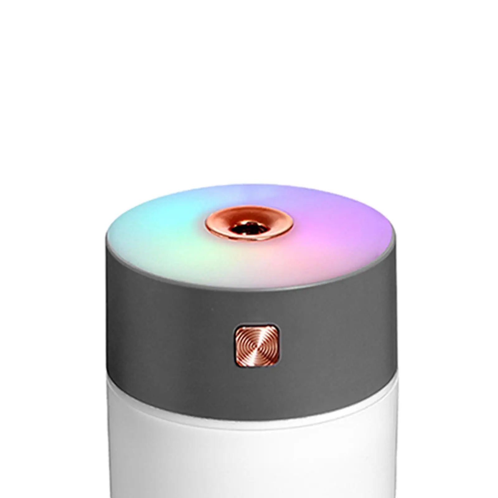 Mini Car Air Humidifier with Colorful Lights Portable for Desktop Study Room