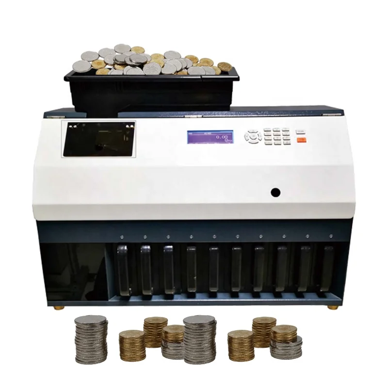 CS-910 Digital Coin Counter With Electronic Coin Sorter Connect Computer And Printer Coin Counting Machine Malaysia