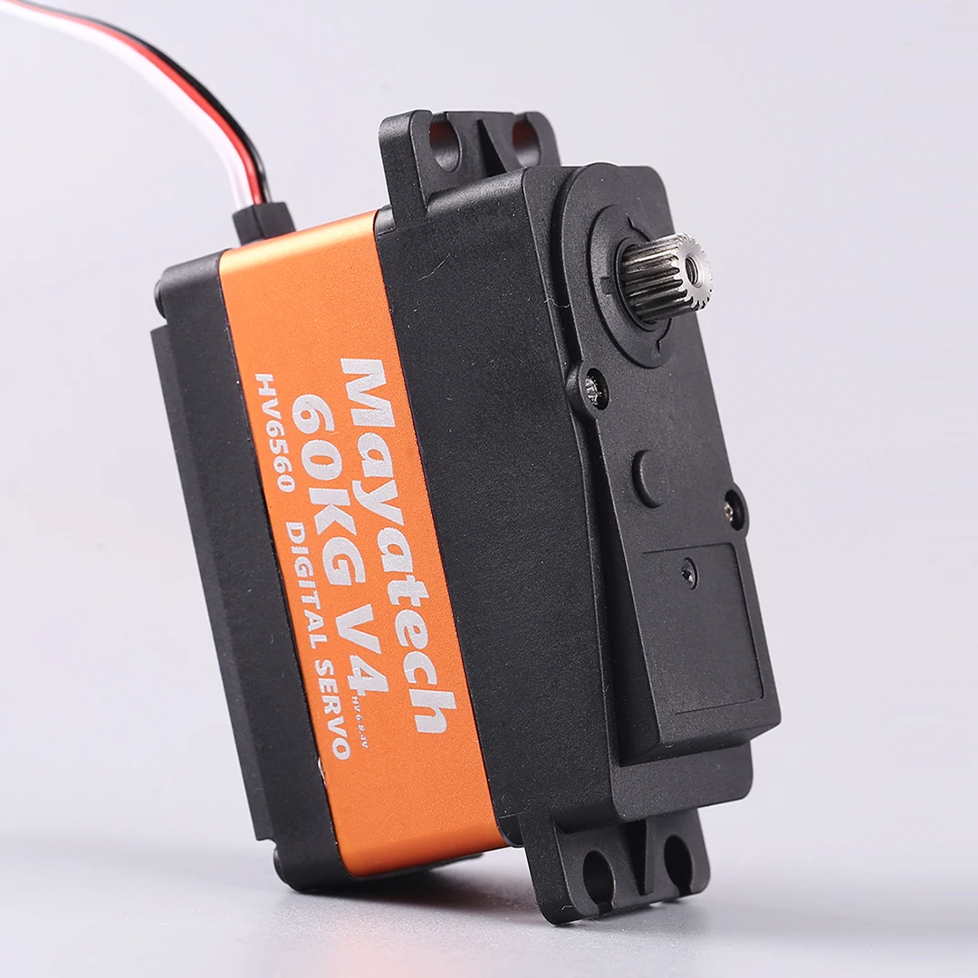 Mayatech HV6560 V4 60KG numérique haute tension 1/8 modèle de voiture couple élevé résistant aux éclaboussures engrenage métallique Servo