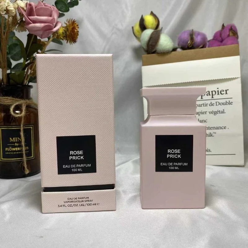 

100ml Brand Perfume Men Women High Quality Unisex Long-lasting Eau De Cologne Parfum Spray Women Classic Rose Series Parfume