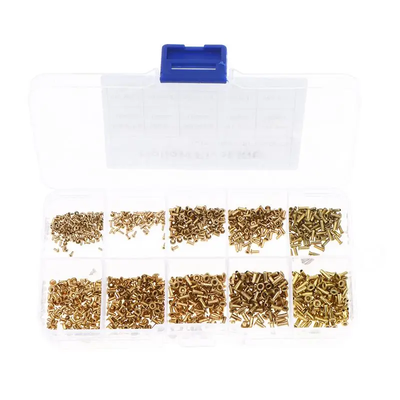 High Quality Through Hole Rivets M0.9/1.3/1.5/1.7 Hollow Grommets Nails for PCB Circuit Board Repair & Modification