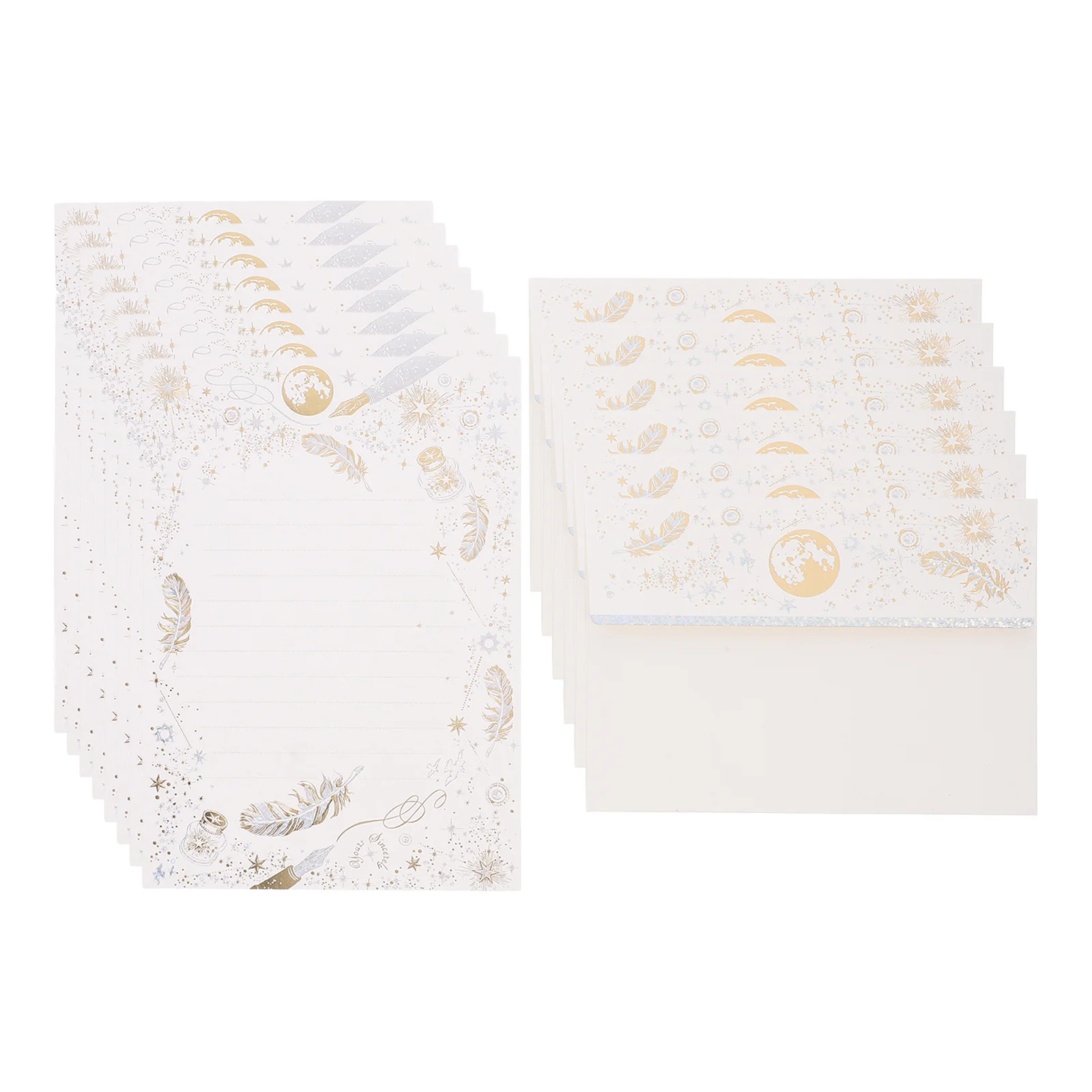 Gilded Letter Paper Papers Envelope Kit Set 2120X1490X010CM Small Envelopes Multi-function Wedding Compact Vintage