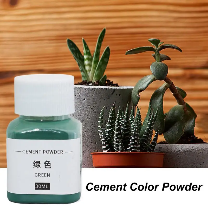 Cement Power Iron Oxide Powder Dye Tint Pigment Concrete Dye Colorant 30ml For Gypsum Plaster Putty Grout Lime Milk Paints