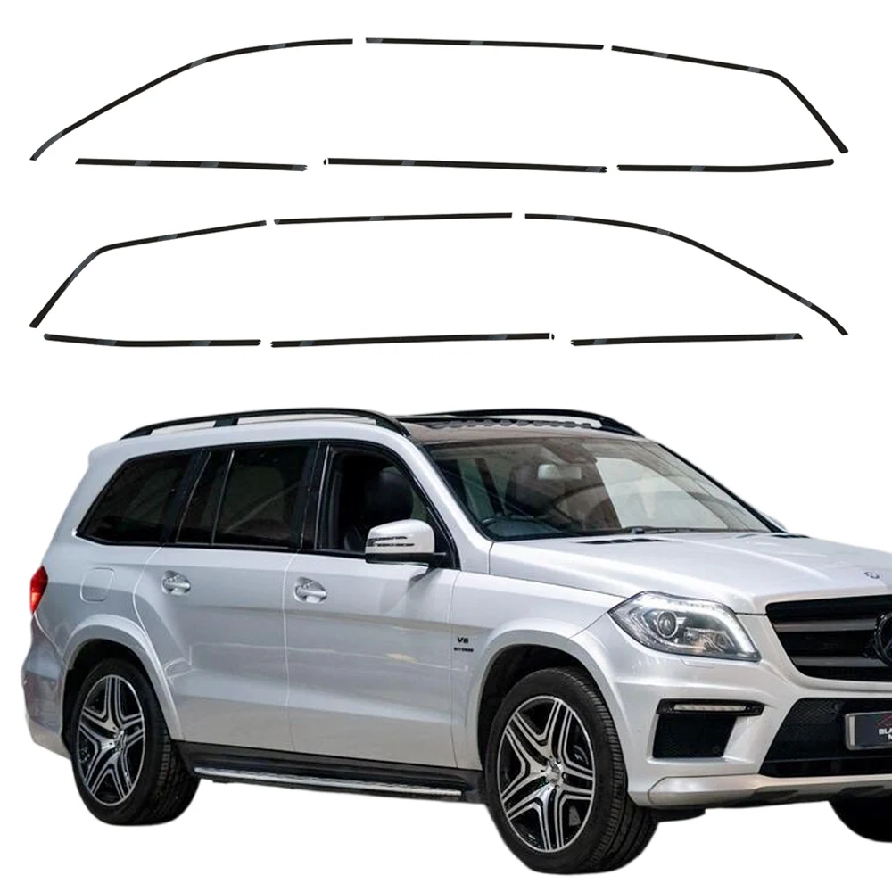 

Chrome Delete Window Trim Sticker For Mercedes Benz GL X166 2013-2015 Glossy/Matte Black Exterior Decal