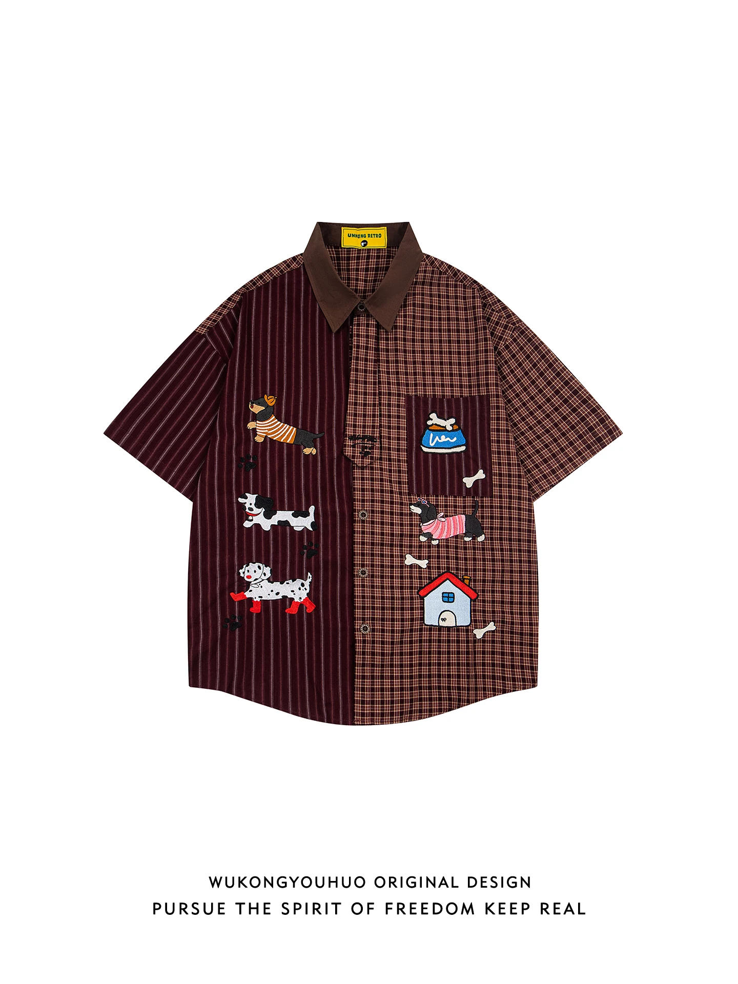 

Summer Casual Loose ort Sve irt Men Women Youth ular Cheered Patchwork f Sve Couple's Loose Fit irt