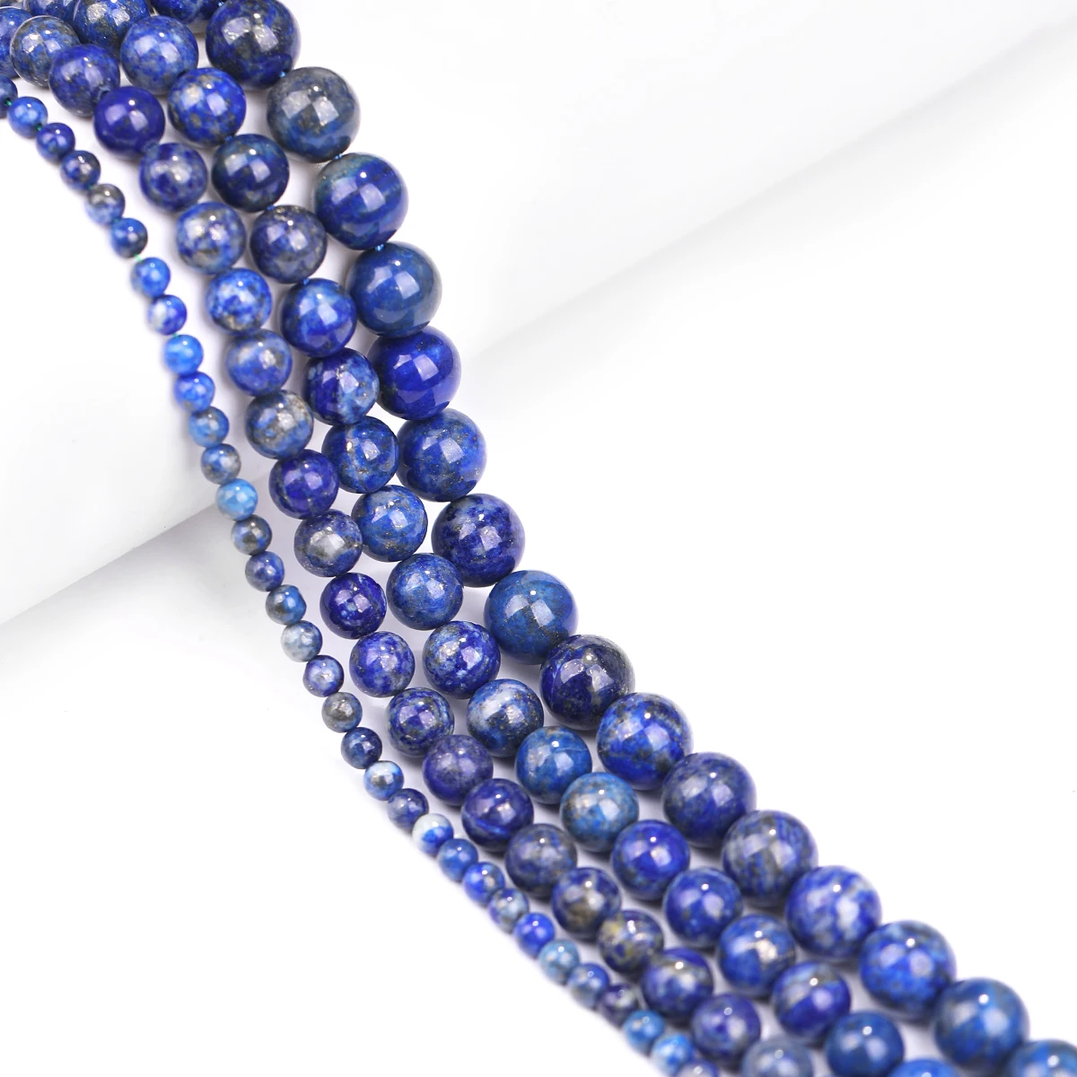 AAA Naturstein Perlen Lapis Lazuli Runde Lose Stein Perlen Für Schmuck Machen DIY Armband Ohrringe Zubehör 4/6/8/10mm – Detail 6
