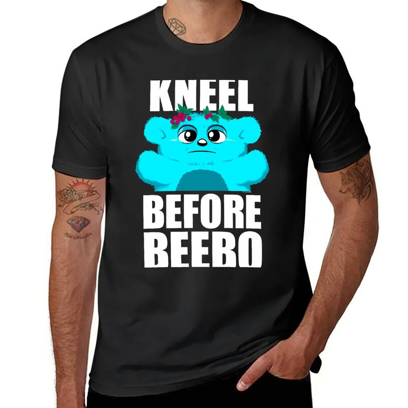 

Kneel Before Beebo T-Shirt animal prinfor boys graphics quick drying oversized mens t shirt