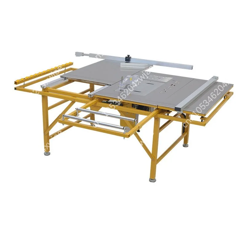 Folding Woodworking Workbench Precision Sliding Table Saw Multifunctional Dust Free Sub Saw Mini Cutting Processing Machine