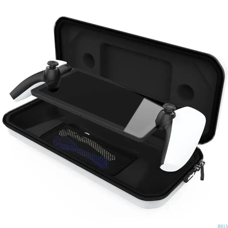 R91A สไตล์ Mecha ที่มีสไตล์ EVA พกพากระเป๋าจัดระเบียบสำหรับเกมคอนโซลที่เก็บของคอนโซล