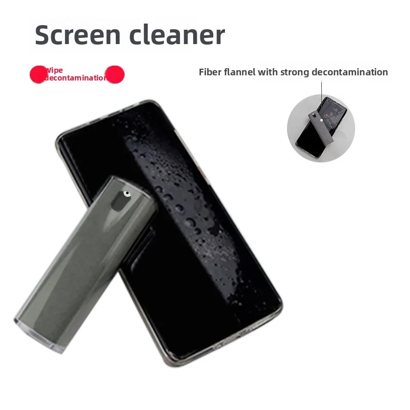 2 in 1 Spray Cleaner Wipe for Phone Screen Tablet Car Touchscreen Cleaning Kit with Microfiber Cloth Safe Effective view 5