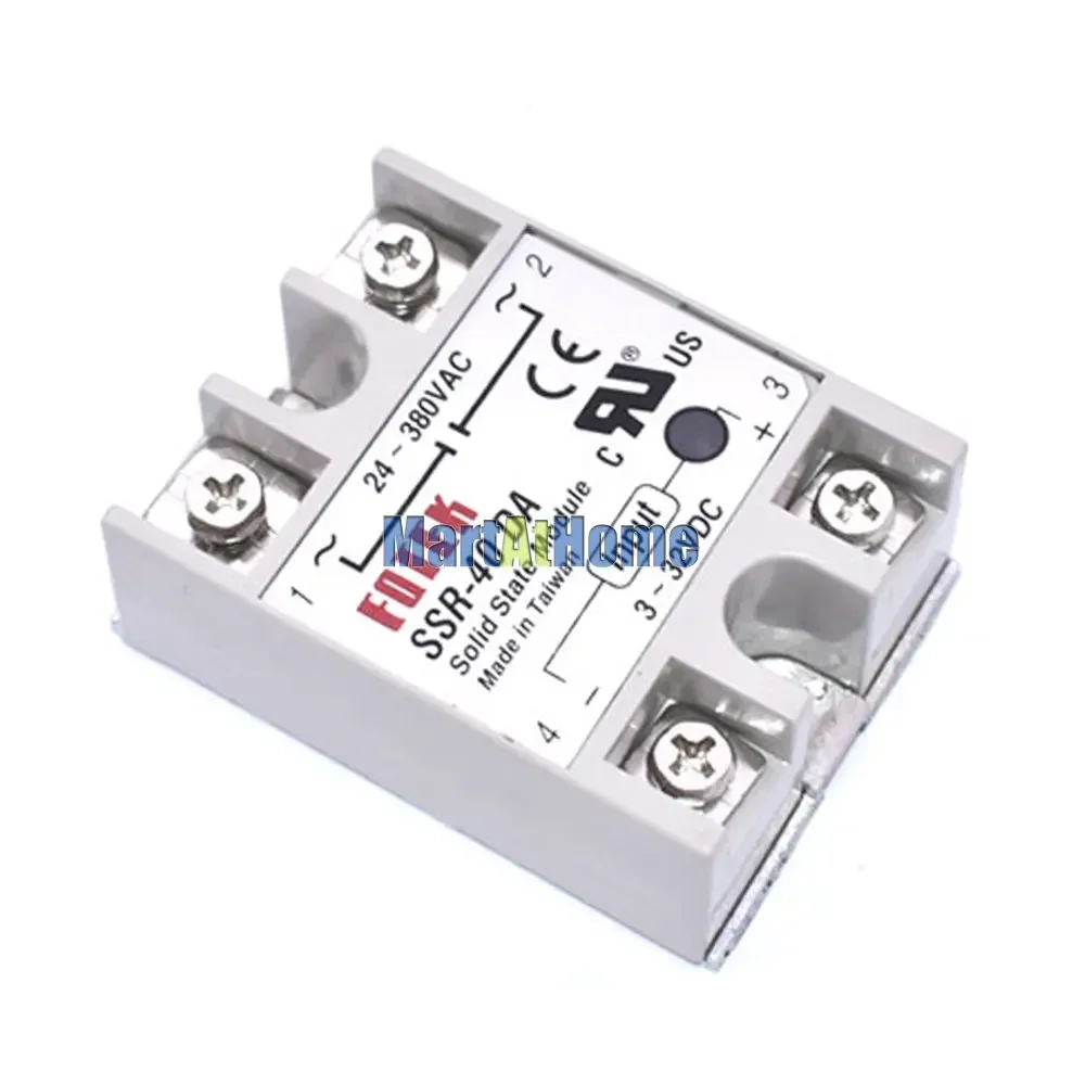 FOTEK Single Phase DC to AC Solid State Relay Module SSR-10DA/25DA/40DA/60DA/75DA/10DA-H