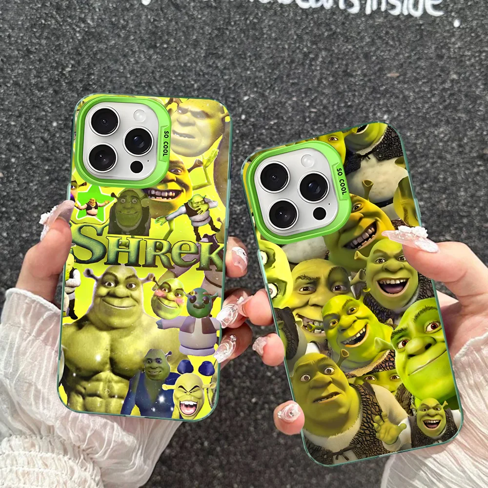 Cartoon Funny Movie S-ShrekS Phone Case For IPhone 16 15 14 13 12 11 Pro Max X XR XSMAX 8 7 Plus Matte Shockproof Back Cover