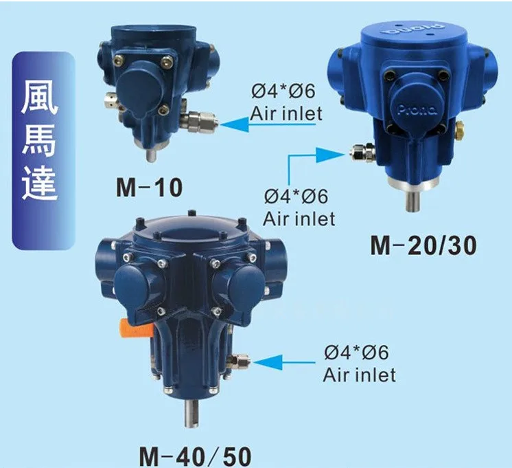 Механическая головка Polaroid M - 10-20-40 - M - 50 от Prona, Тайвань, пневматический Мешалка, ветровой двигатель, фотобарабан давления