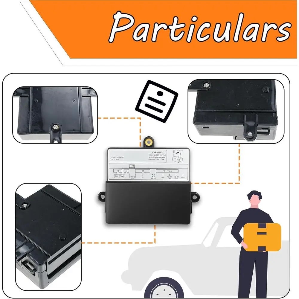 RV Refrigerator Power Supply Circuit Board Compatible for Dometic RV DMR702/RM1350/RM3762/RM3962 Model Refrigerator, Replace# 38