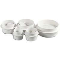 80-150mm PVC Round Pipe Draft Blocker Backdraft Damper One Way ventilation fan air duct Check Valve Kitchen Ventilation Grill