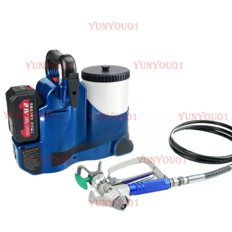 

High Pressure Airless Electric Wall Spraying Machine, Rechargeable Spray Gun, Backpack Spraying Machine