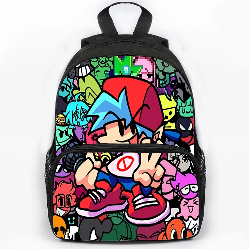 Waterproof Backpacks Friday Night Funkin Print Cartoon School Bags for Boys Girls Large Capacity Laptop Backpack Kids Bookbag