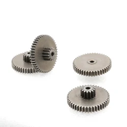 0.6M Dual Metal Gear DIY Motor Model 14T-46T 3mm Hole for Hobbyist And Model Makers Gearbox Wheel